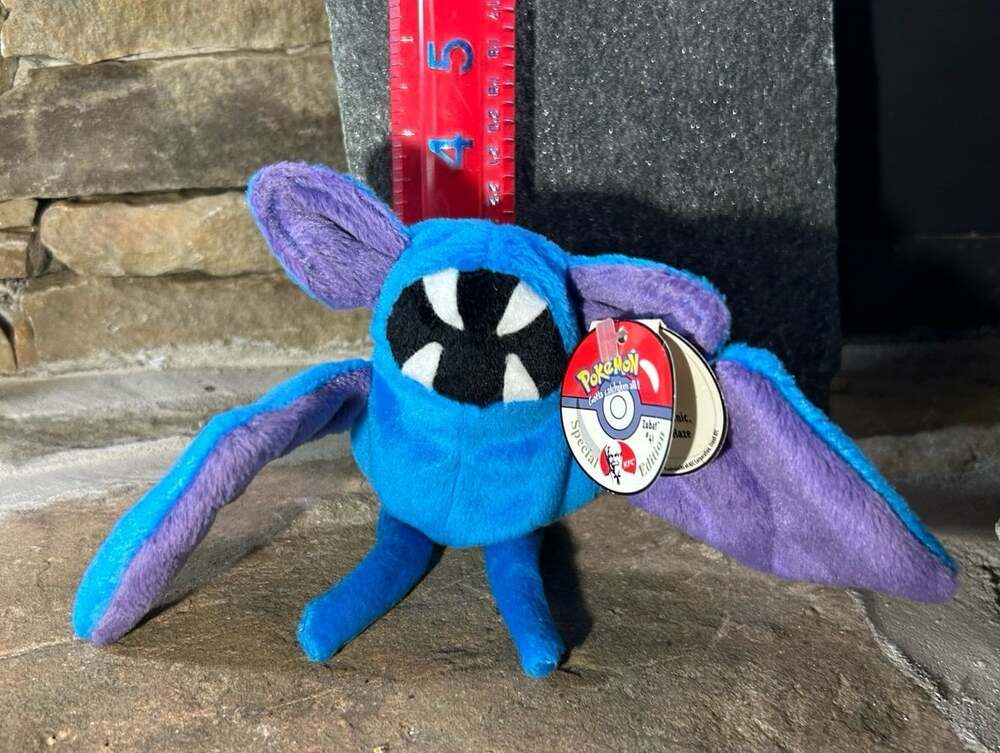 Pokemon Zubat #41 Beanie Plush Special KFC Edition Applause Beanbag with tag